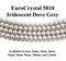 Iridescent Dove Grey EuroCrystal 5810 Round Pearls - 2mm, 3mm, 4mm, 5mm, 6mm, 8mm, 10mm, and 12mm - Strands - Made in Austria